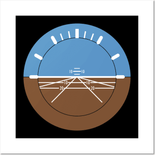 Artificial Horizon Indicator Posters and Art